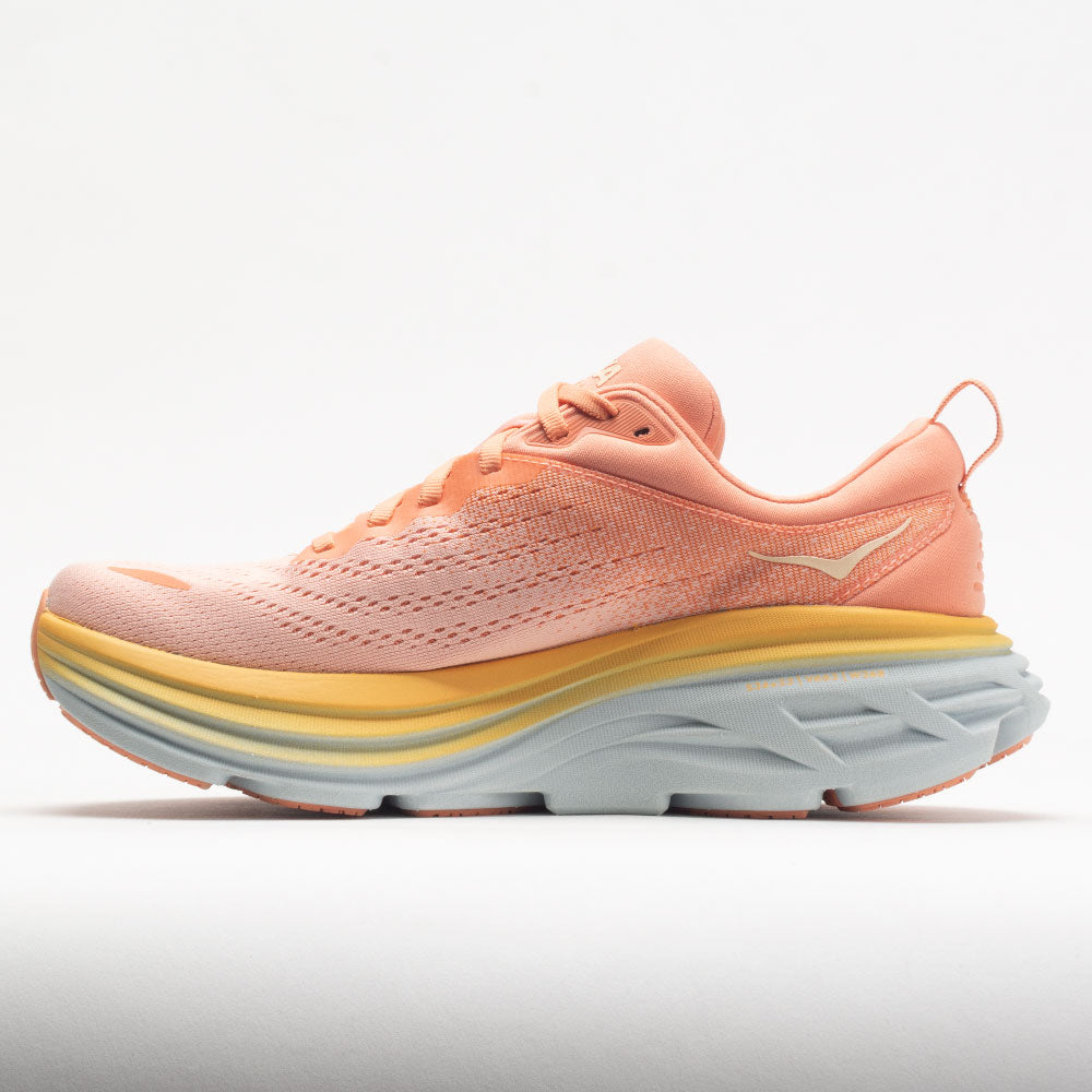 HOKA Bondi 8 Women's  Shell Coral/Peach Parfait