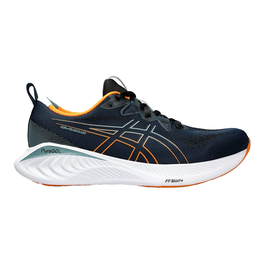 Men's Asics Gel-Cumulus 25, French Blue/Bright Orange, 12.5 D Medium