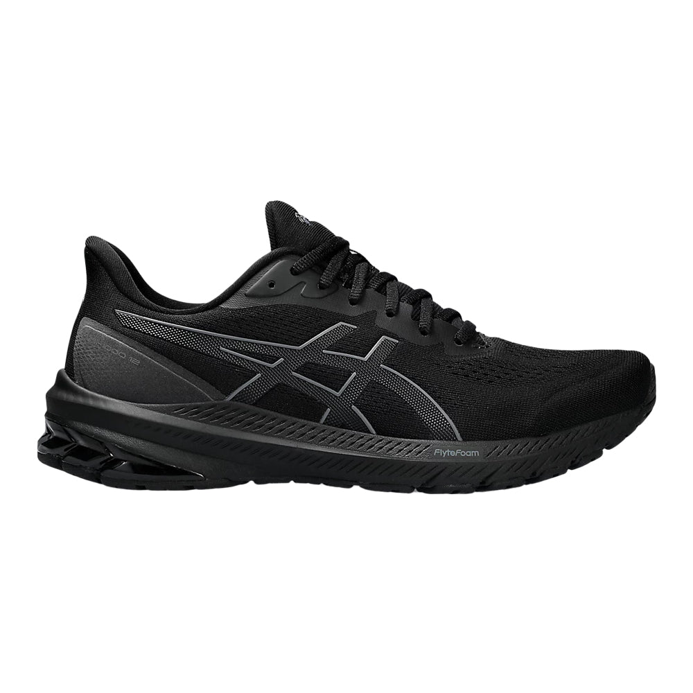 Men's Asics GT-1000 12, Black/Carrier Grey, 10 D Medium