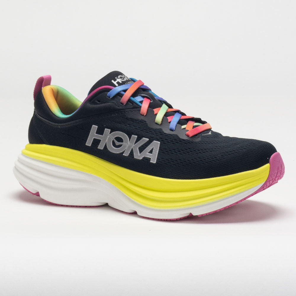 HOKA Bondi 8 Men's  Black/Citrus Glow