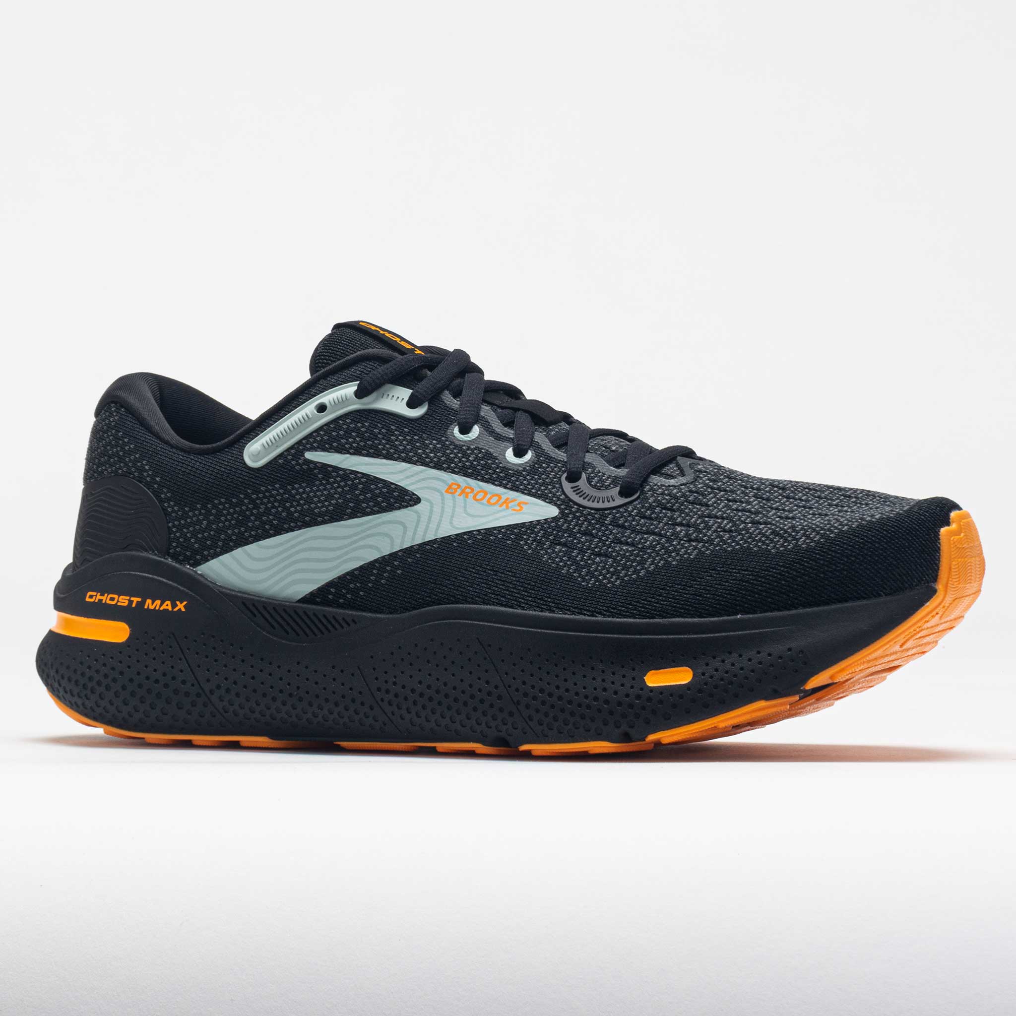 Brooks Ghost Max Men's  Black/Orange/Cloud Blue