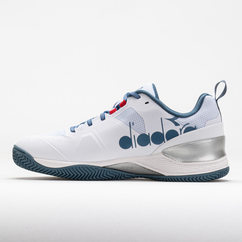 Diadora Blushield Torneo 2 Clay Men's  White/Oceanview/Salsa