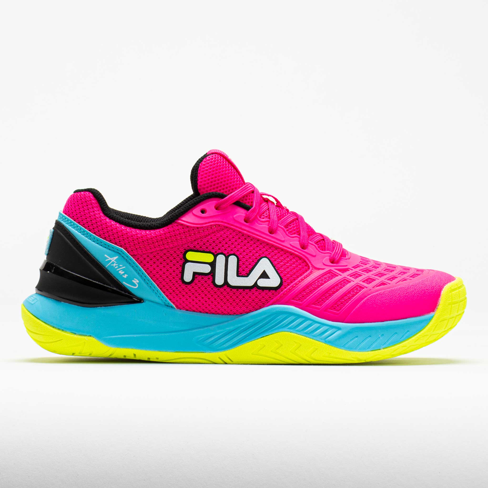 Fila Axilus 3 Energized Women's  Pink Glo/Bluefish/Safety Yellow