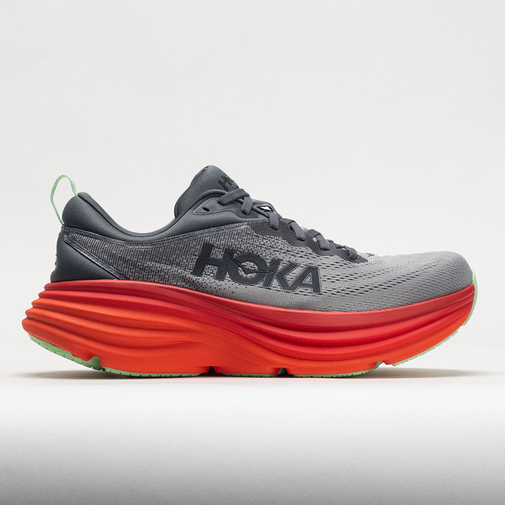 HOKA Bondi 8 Men's  Castlerock/Flame